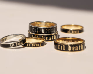 victorian mourning jewelry: the inspiration behind the til death band