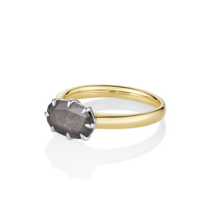 1.61ct galaxy diamond ophelia ring side view