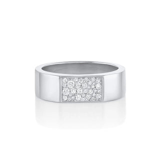 White Diamond Colson Band [white gold]