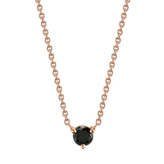 Marrow Fine Black Diamond Sweet Nothings Choker [Rose Gold]