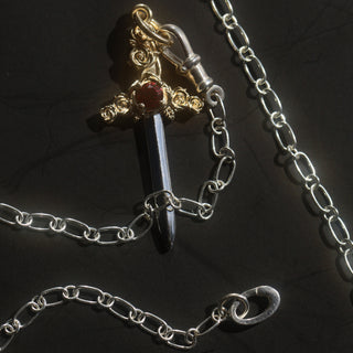 silver lariat chain