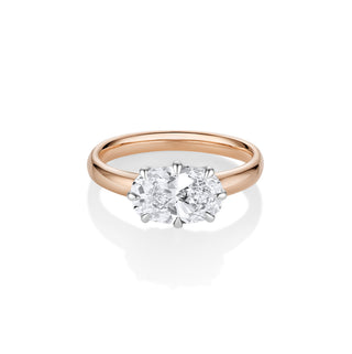 Ophelia lab-created diamond engagement ring in rose gold