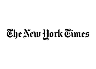 The New York Times logo in black text on a white background
