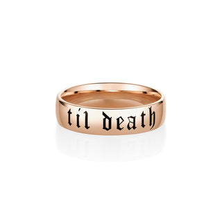 the til death gold band